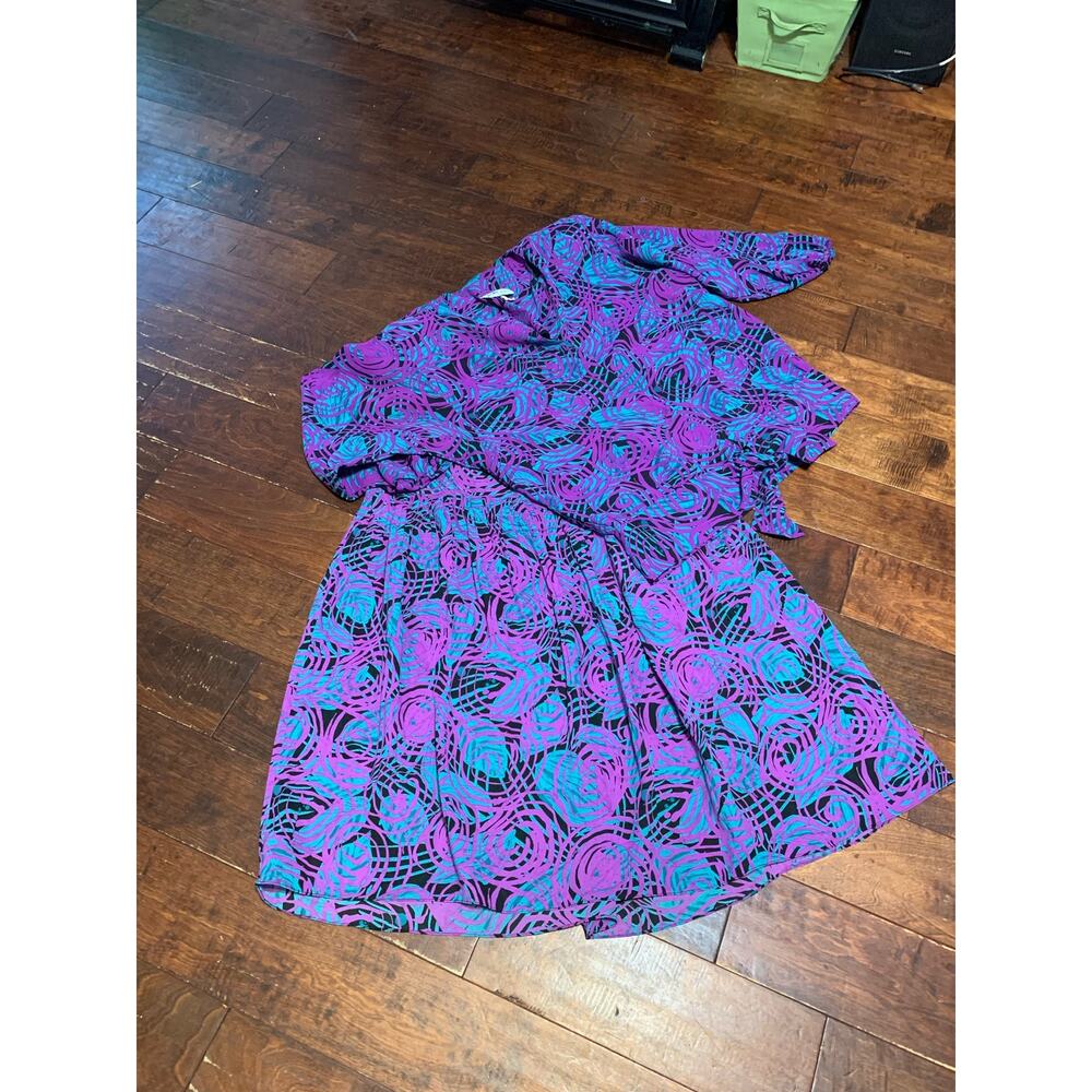 Willi of California Vintage 2 Pc Dress - Sz 14